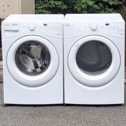 WHIRLPOOL XL Capacity 4.5 cuft washer and 7.4 cuft Electric Dryer. Works Perfect. 30 Days warranty
