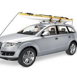 Universal steel roof top mounted kayak carrier