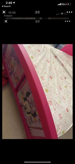 Toddler bed with mattress normal wear