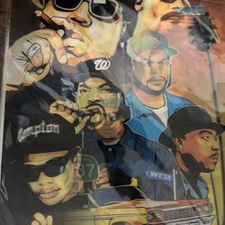 3D Rap legends Poster