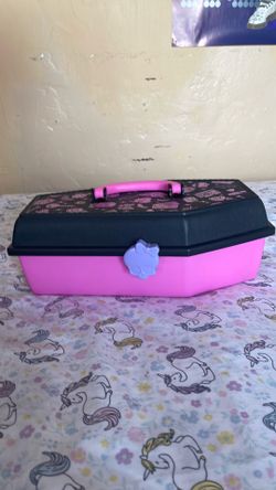 Monster high doll coffin