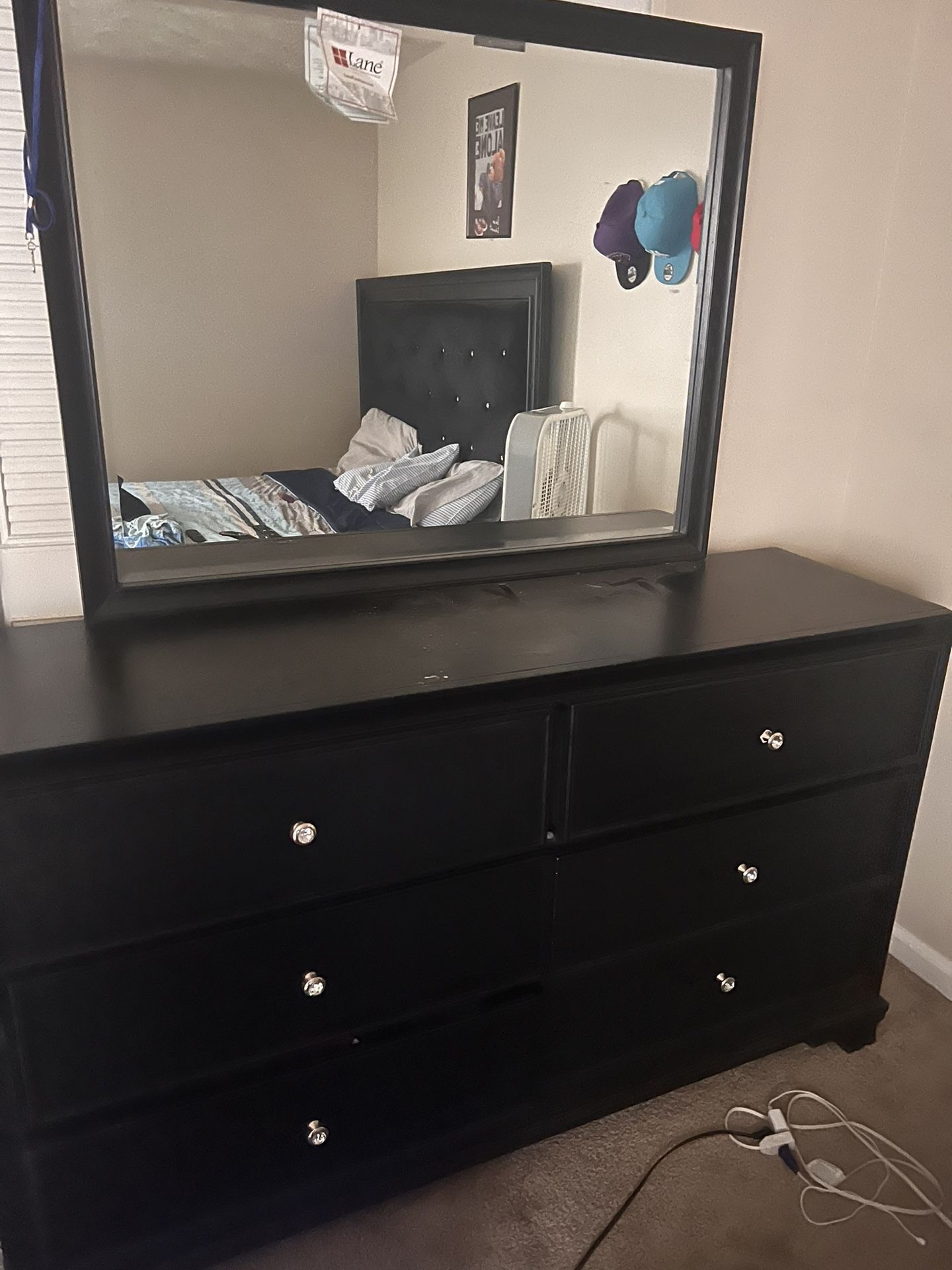 6 Piece Dresser With Mirror 