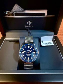 Brand New Zodiac Super Sea Wolf Compression Diver ZO9320 Blue Dial