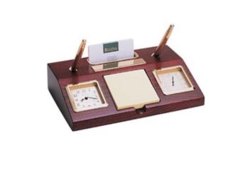 Bulova Clock! Includes Clock, Thermometer, 2 Pens, & Notepad! Brand New!! Would Make A Great Gift!🎁 
