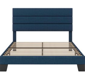 Full bed frame with mattress
