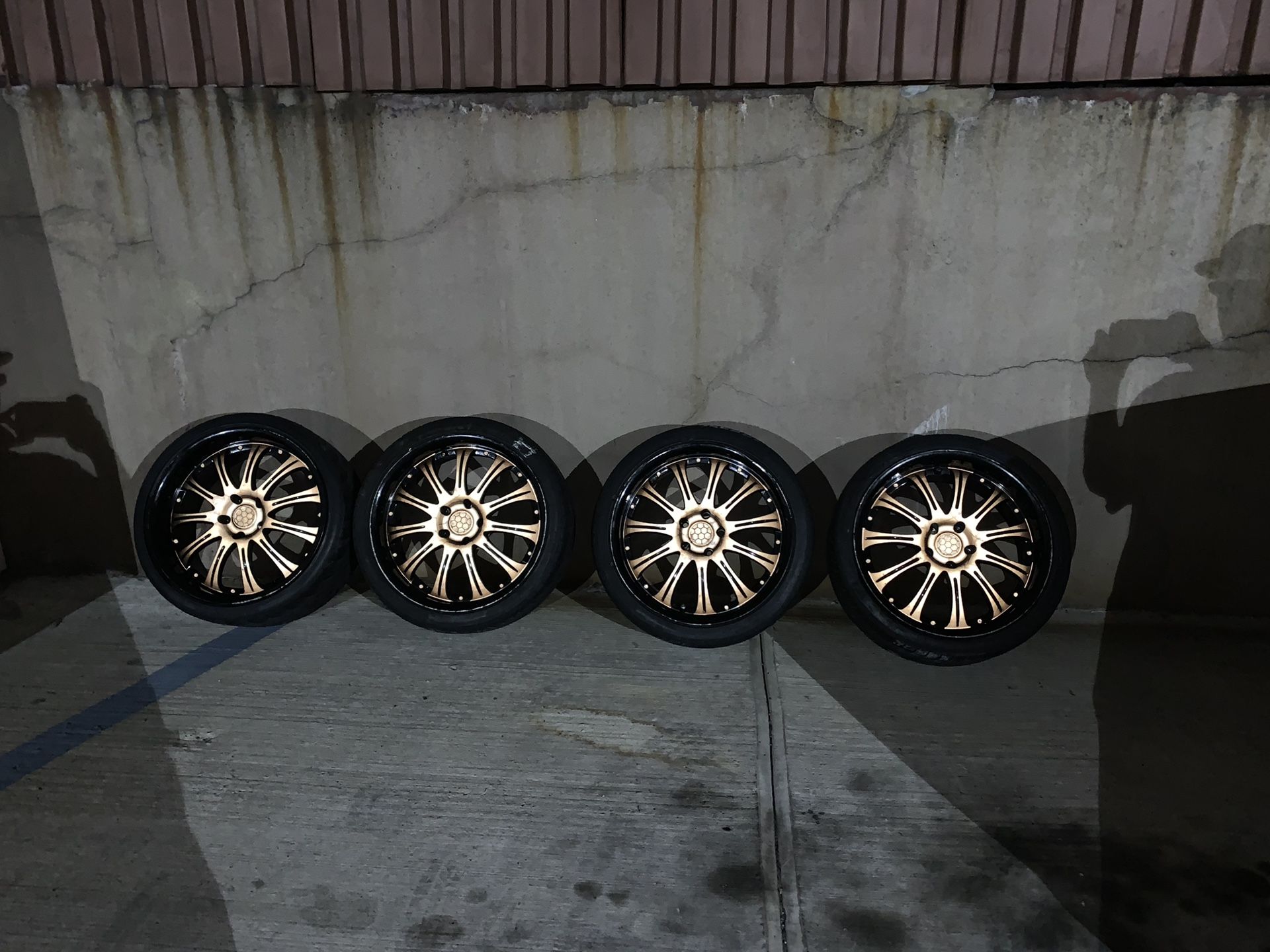 Special Custom 20 Inch 5x120 Bmw rims / wheels 20s Tire 245/35 20 front 275/35 20 rear 95% tire left All tires are the same $1,000 Will fit 3, 4, 5,