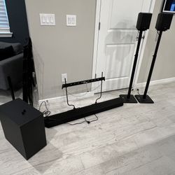 Samsung HW Q990B Soundbar, Sub, And Speakers $1000