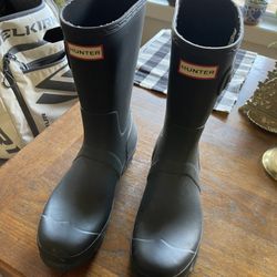 Hunter Original Rain Boots - Mens Size 11 - Navy Blue 