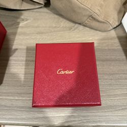 Cartier Ring Box In Leather - AUTHENTIC