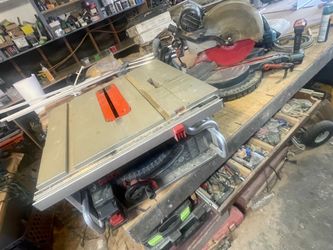 Bosch combo kit Chop saw and portable table saw.