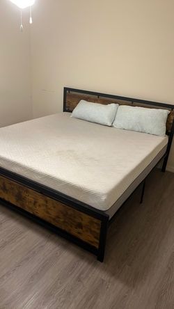 Bed and Bed frame