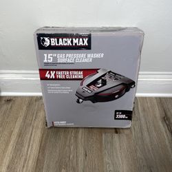 Black Max 15-Inch 3300 PSI Gas Pressure Washer Surface Cleaner
