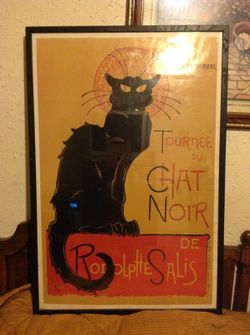 Chat noir/prochainement by theophile steinlen