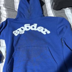 Blue Spider Hoodie Size S Dnt Want it
