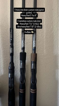 Swimbait rods (not free) ask for pricing read description down below