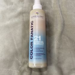 Pureology Color Fanatic Multi-Tasking Leave-In Spray, 21 Benefits for All Hair Types, Heat Protection, Detangling & Frizz Control, Infused with Coconu