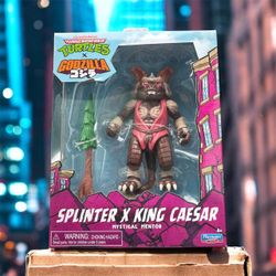TMNT x Godzilla Splinter x King Caesar Action Figure