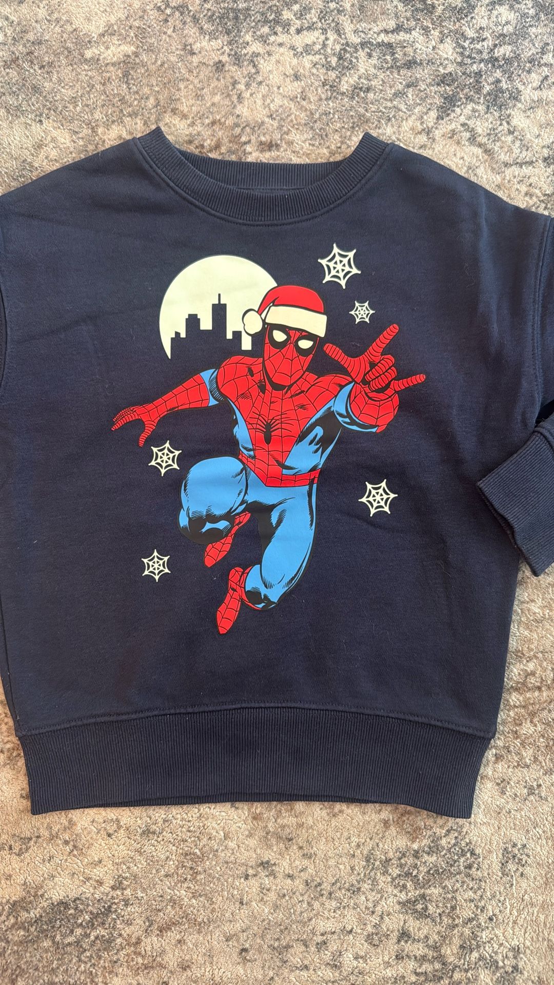 Spiderman Christmas Sweater 4T