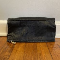 Beautiful J.McLaughlin  Leather Fold Over Clutch Like New