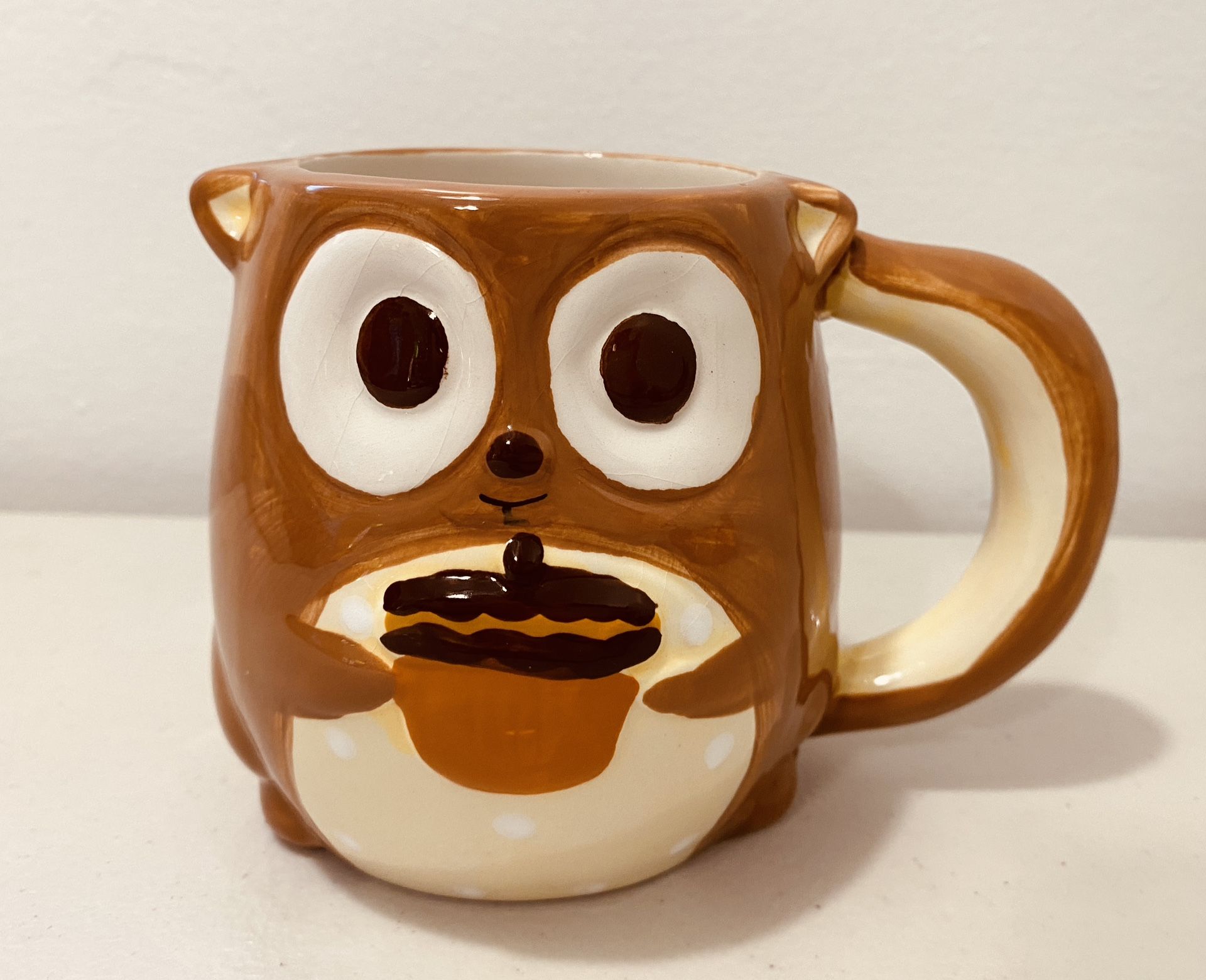 NEW 3-D Squirrel With Acorn Mug Boston Warehouse 2014 Harvest Friends