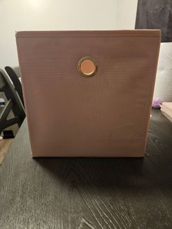 Pink storage organizers
