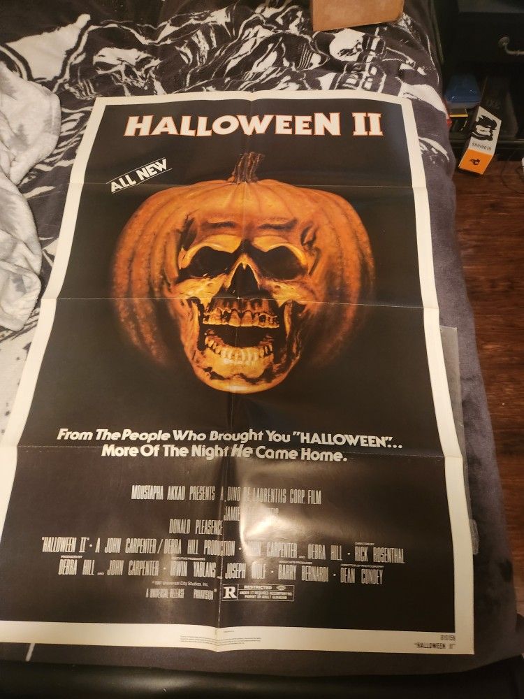 Vintage Halloween 2 Original US One Sheet Movie Poster 27x41 Jon Carpenter 1981