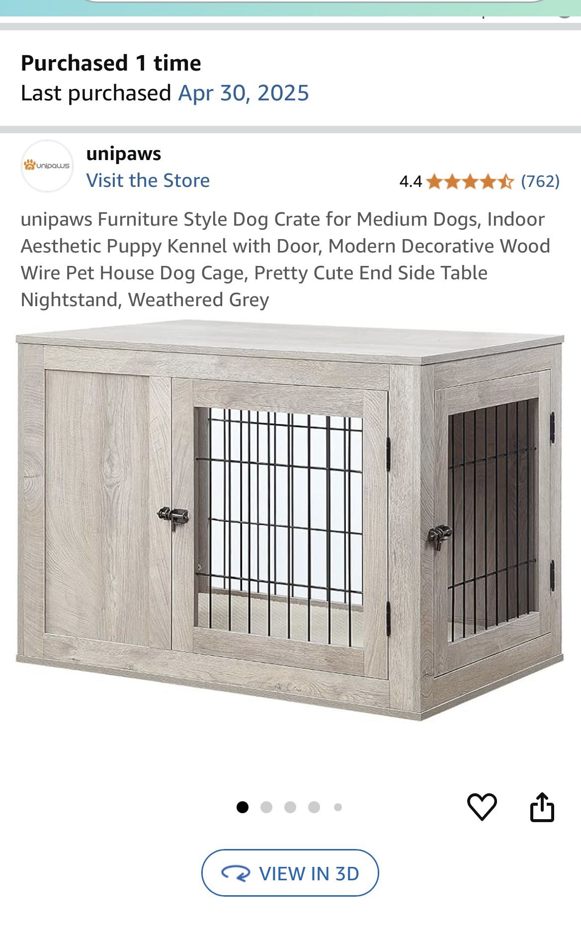 Dog Crate - Medium New