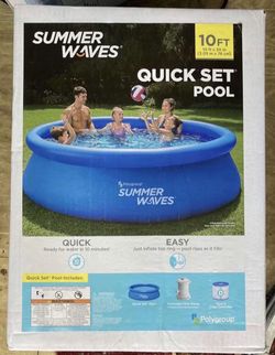 10ft x 30in New Pool Set with Filter Pump