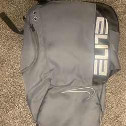 grey nike elite backpack