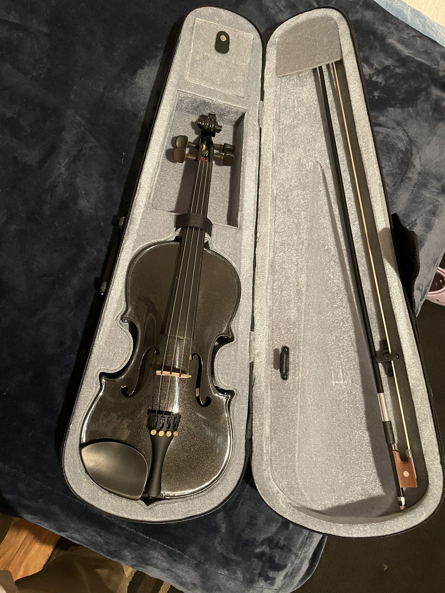 Black Wood Violin - Great Condition