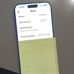 iPhone 16 PRO MAX 1T UNULCKED with Apple Care Plus