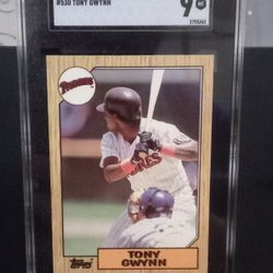 Tony Gwynn 1987 Topps Tiffany SGC 9