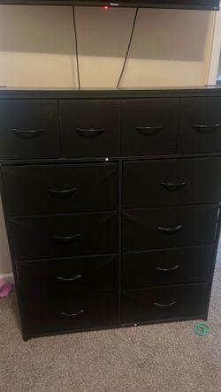 Black dresser