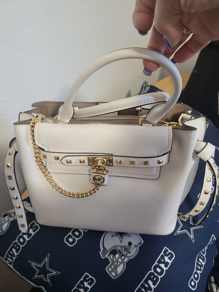 Mk White Tote