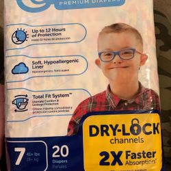 Comfees Size 7 Diapers 