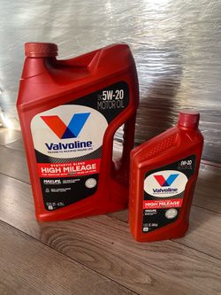 Valvoline Synthetic Blend 5w-20 High Mileage Motor Oil