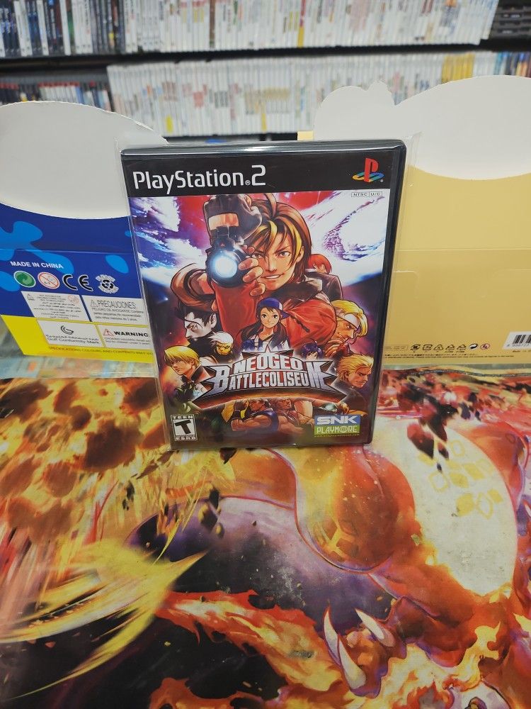 NeoGeo Battle Coliseum (Sony PlayStation 2, PS2, 2007) CIB Complete Excellent