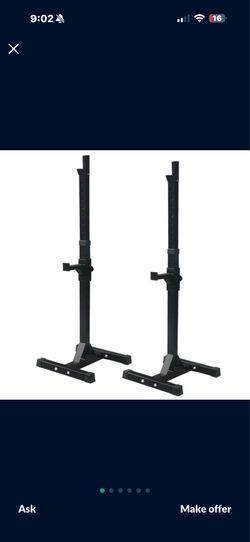 Adjustable squat rack