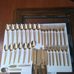 Gold  Flat Ware Vintage