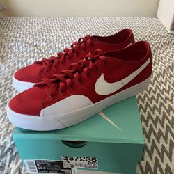 Nike SB Blazer Lows Red Sz 9 New