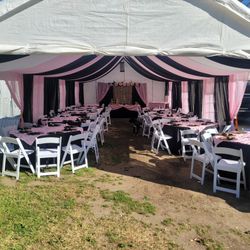 Resin Chairs, Canopies Etc..