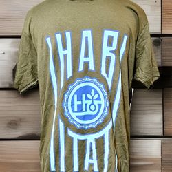 Habitat Skateboards Men’s Pod Logo Military Green T- Shirt