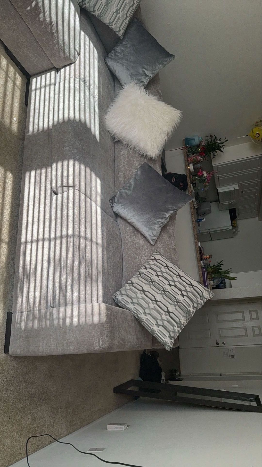 4 Piece Couch Grey