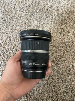 Canon 10-22mm lens