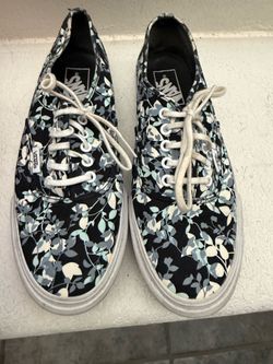 Vans floral size 8