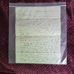1842 Pre Civil War Political Letter 