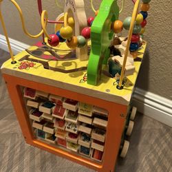 WOODEN ACTIVITY CUBE