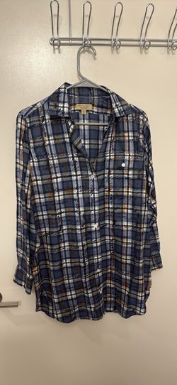 Authentic Burberry 100% Silk Shirt – New Without