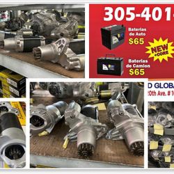 STARTER $65–ALTERNATOR $80 1 Year Warranty 