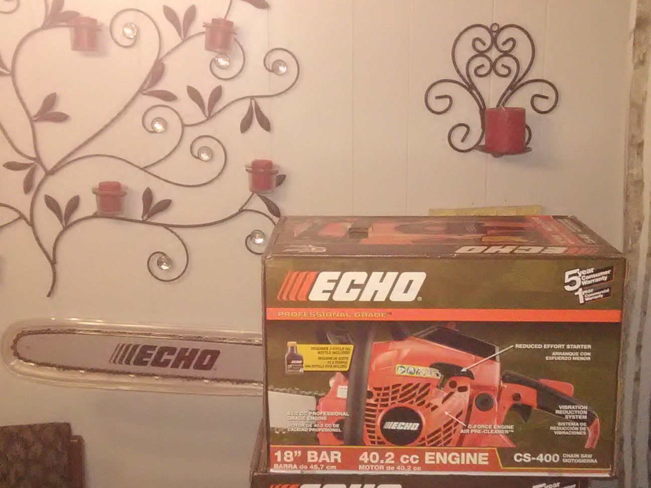 Echo cs400 18" chainsaw